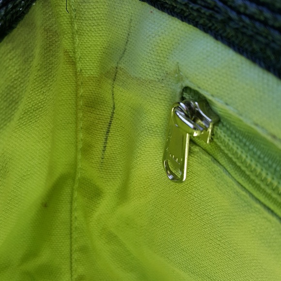 Talbots Women’s Black Paper Straw Handbag - Picture 6 of 10